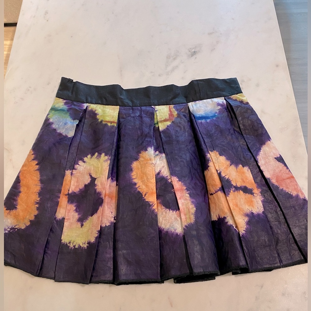 Busayo Tie-Dye Pleated Skirt